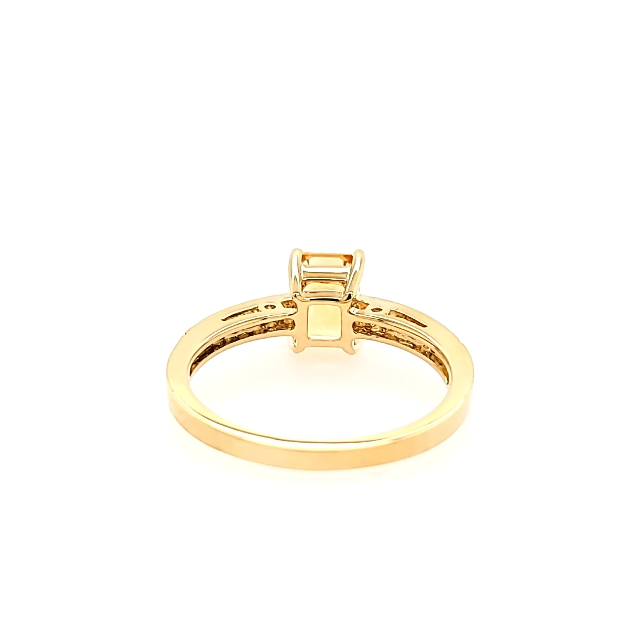 14k Yellow Gold Citrine Ring (I7504)