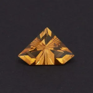 15x10mm Yellow Citrine Fantasy Shields