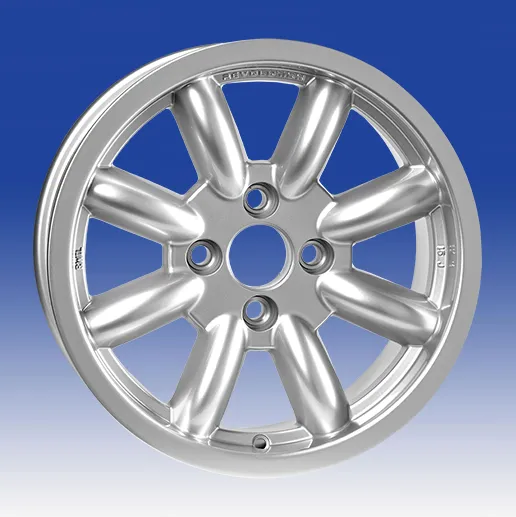 15x7 8 spoke Escort Group 4 4x108 Silver ET0