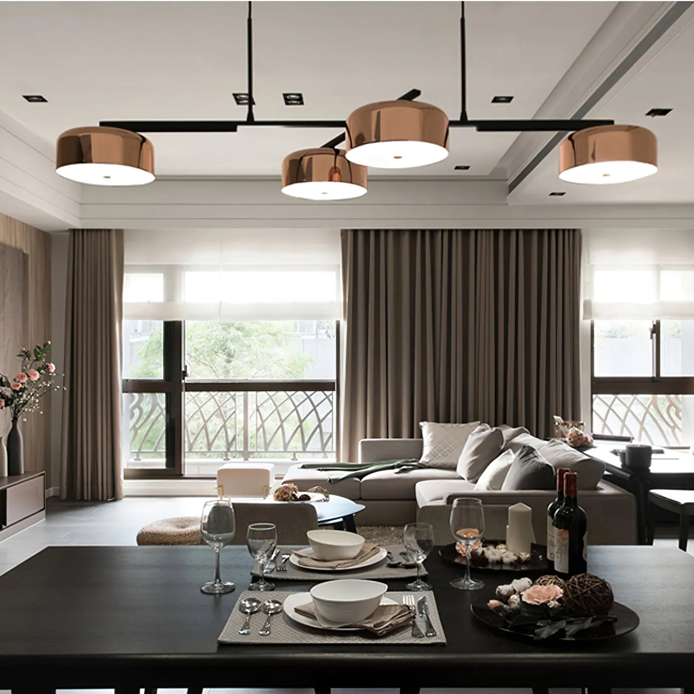 Allisio Linear Pendant Light