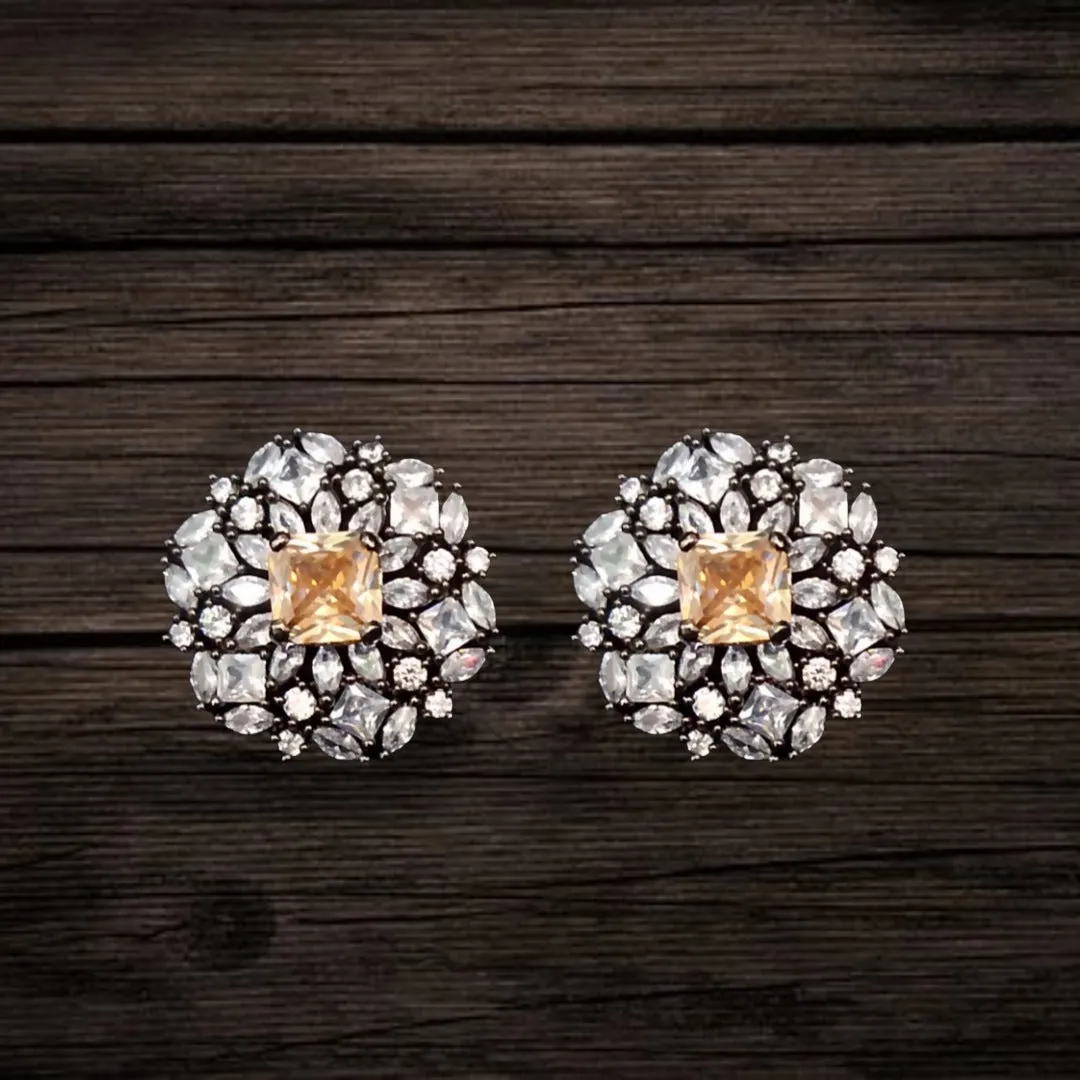 American Diamond Studs Earrings By Asp Fashion Jewellery