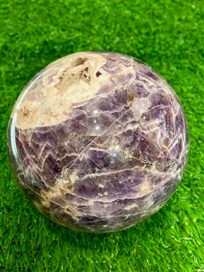 Amethyst 14inches (350mm) Sphere Crystals, Amethyst, Sphere Crystals, Reiki Healing, Stone for Crown and Third Chakra, Healing Stone,