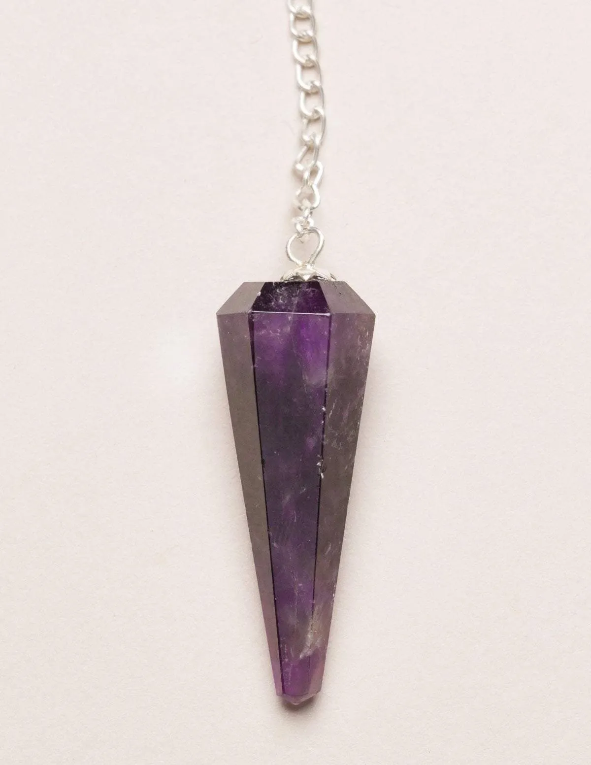 Amethyst Gemstone Pendulum