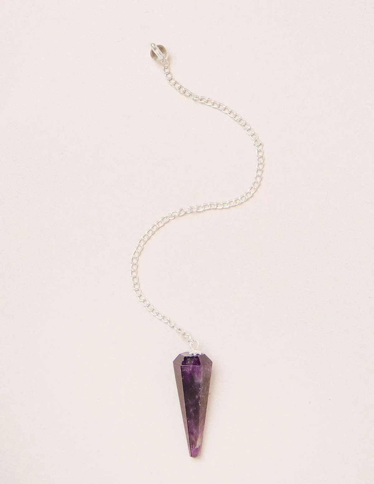 Amethyst Gemstone Pendulum