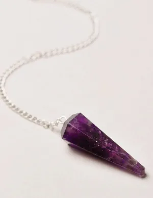 Amethyst Gemstone Pendulum