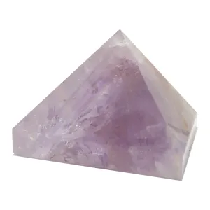 Amethyst Pyramid Blissful Sleep Clear Purple Crystal