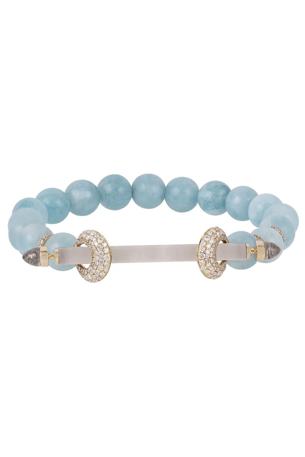 Aquamarine Citrine Chakra Bracelet