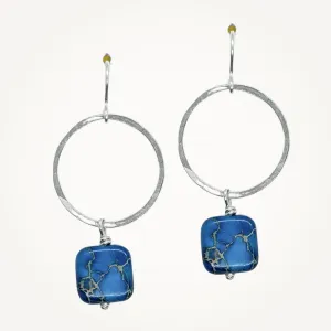 Azure Mosiac Sterling Silver Earrings