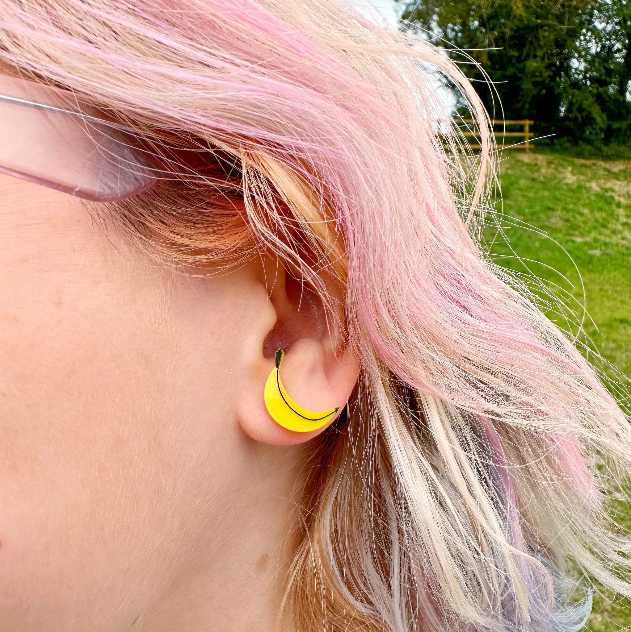 Banana Stud Earrings