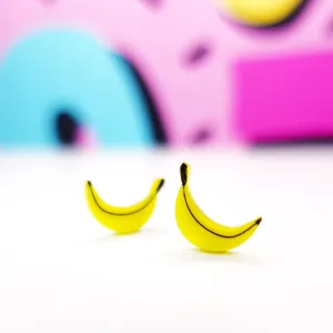 Banana Stud Earrings