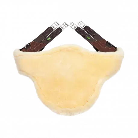 Belly Guard Girth with Removeable Artificial Sheepskin Lining