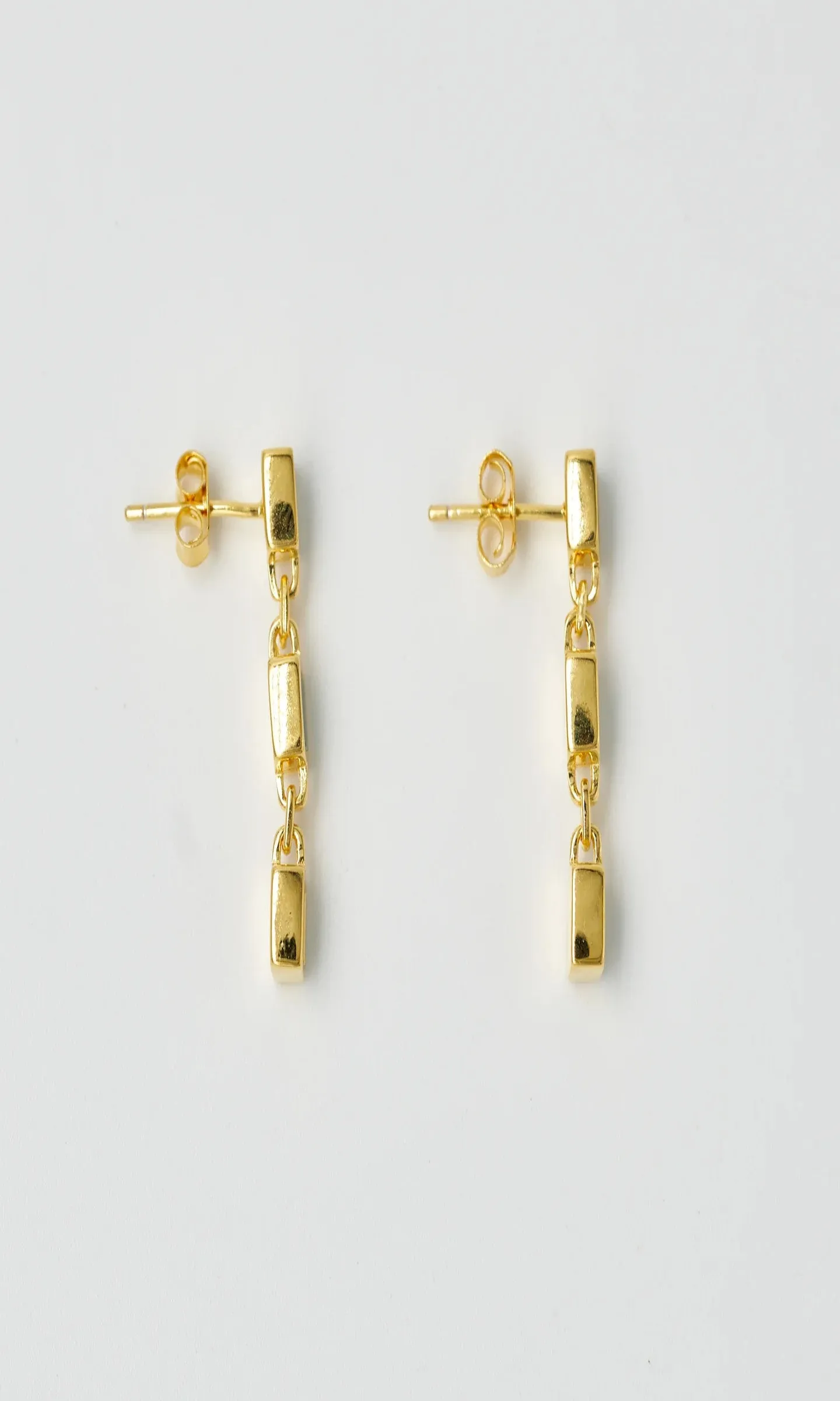 Brie Leon Santiago Triple Drop Earrings - Lapis