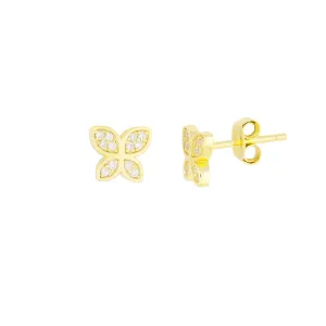 BUTTERFLY STUDS GOLD