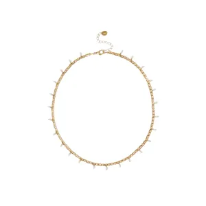 Celeste White Freshwater Pearl Necklace