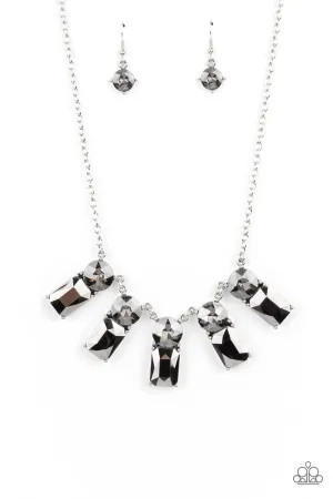 Celestial Royal - Silver Necklace - Paparazzi Accessories