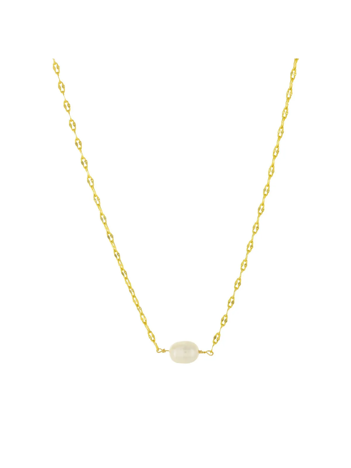 Centered Freshwater Pearl Necklace