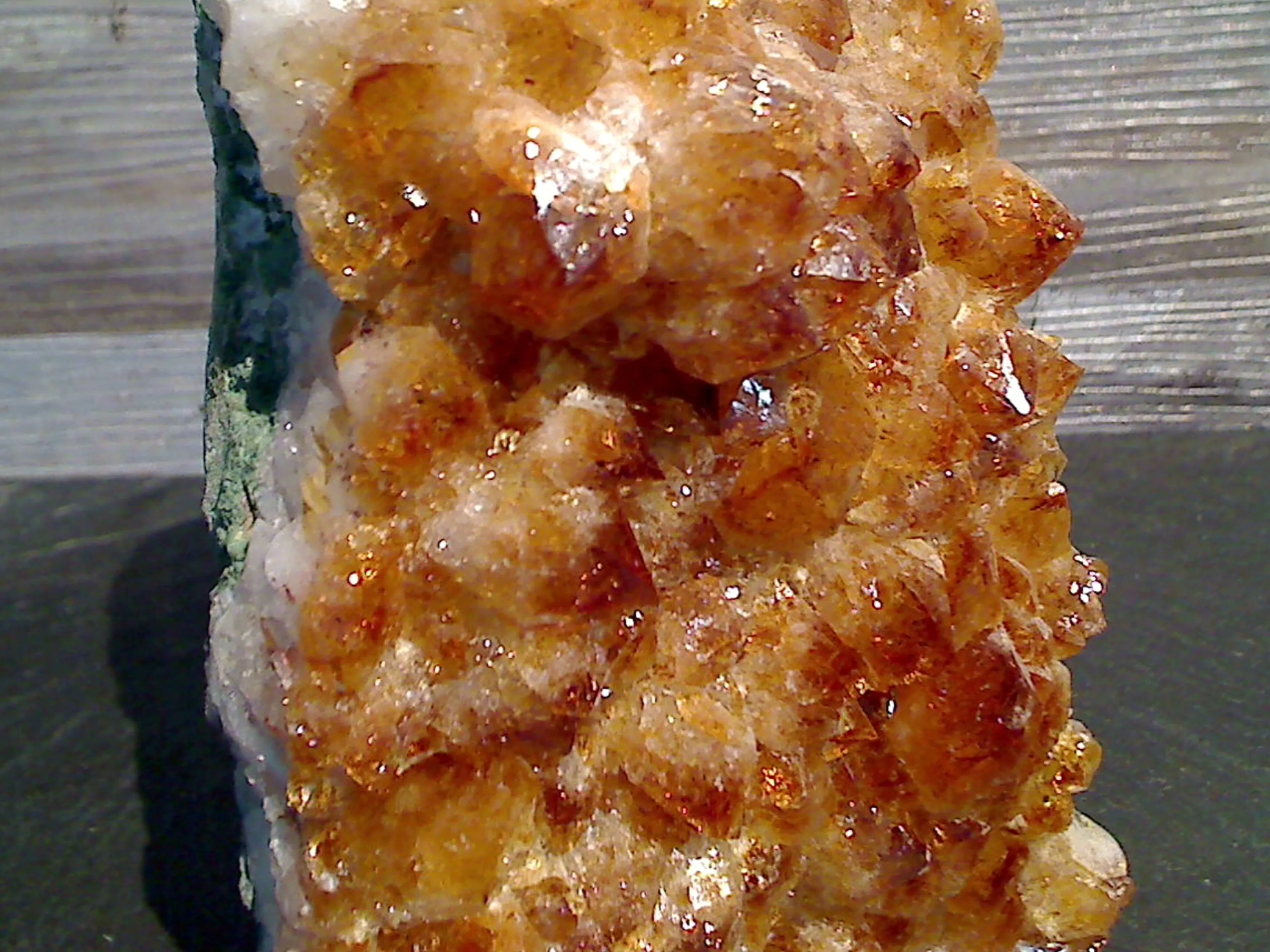 Citrine 6.25"H x 4.25"W x 3.5"D Cut Base Specimen