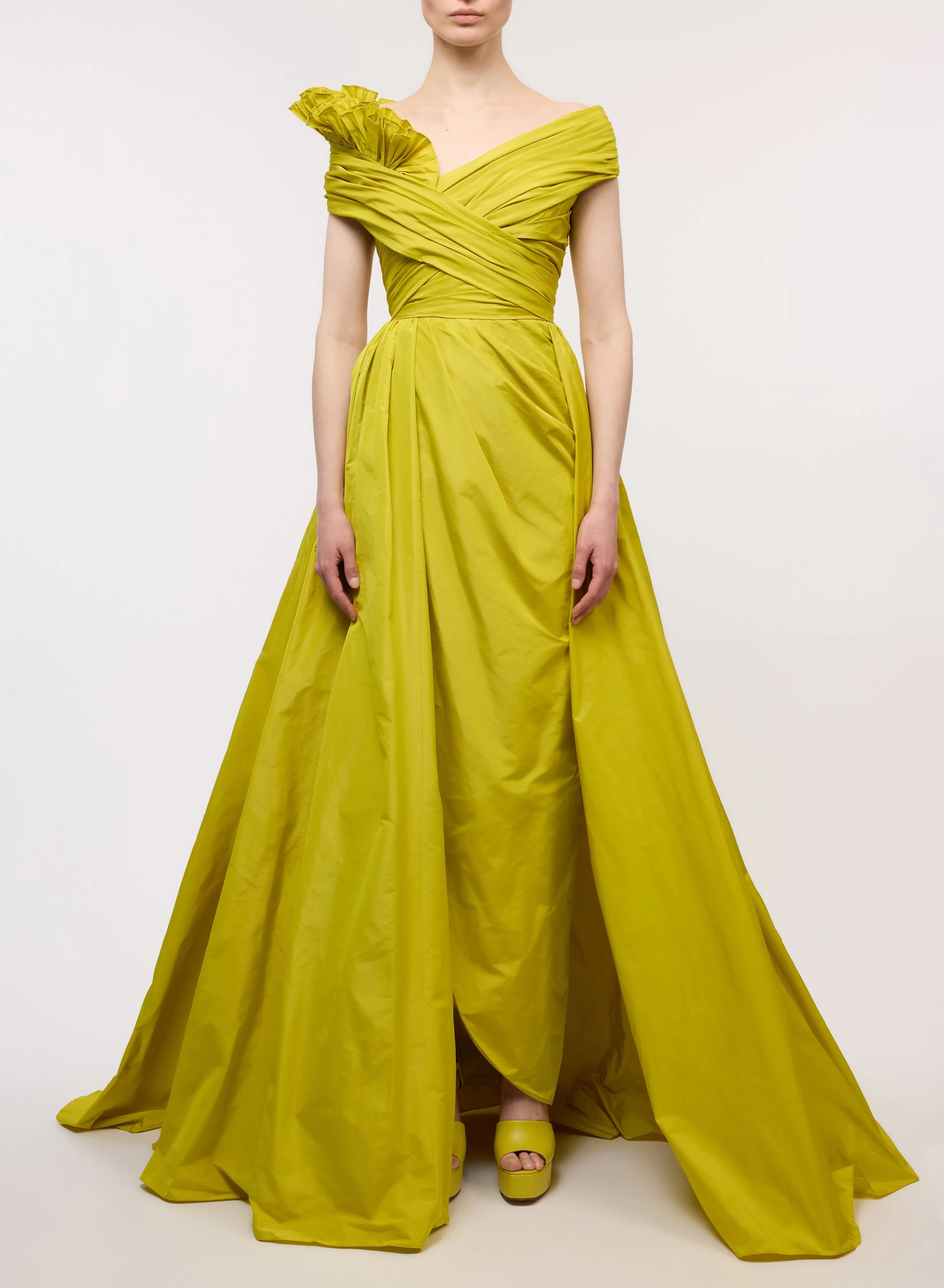 Citrine Gown in Taffeta