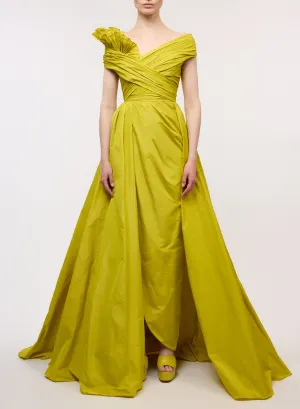 Citrine Gown in Taffeta