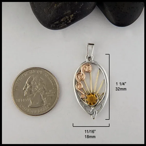 Citrine Sunshine Pendant