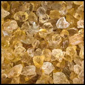 Citrine, Tumbling Rough, per lb