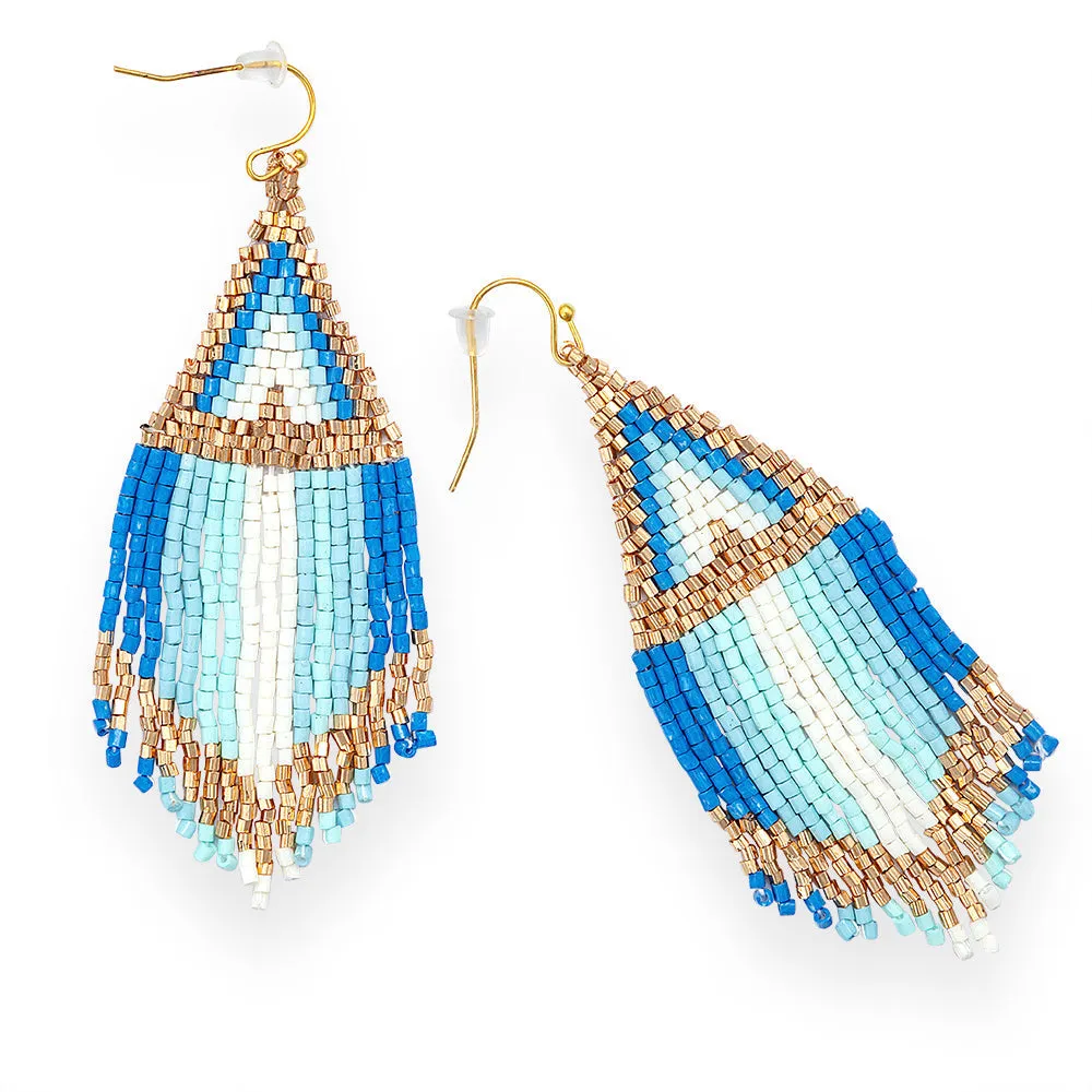 Claridad Earrings in Blue