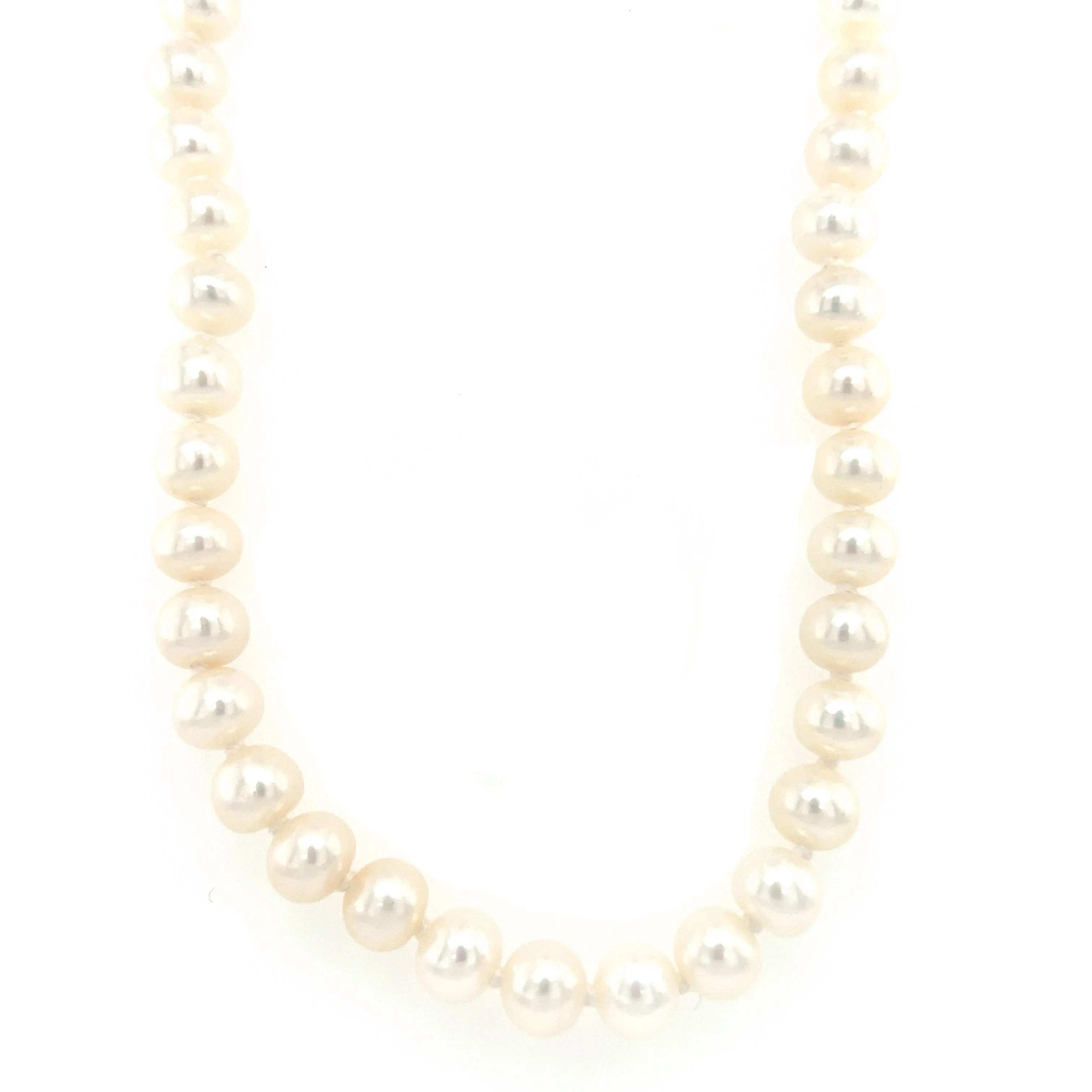 Cultured Freshwater Pearl Necklace with 14K Yellow Gold Clasp