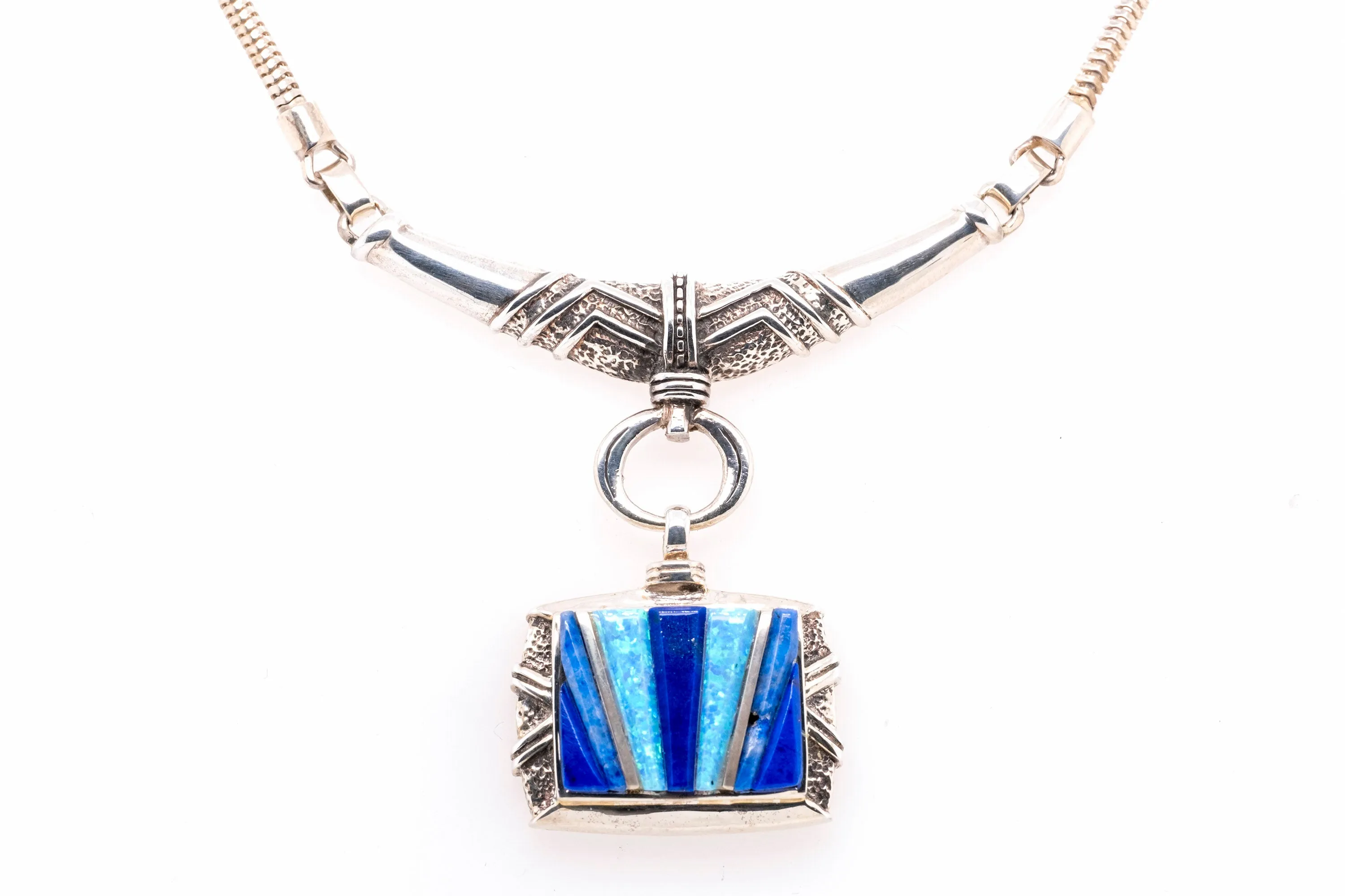 David Rosales Blue Sky Dangle Necklace