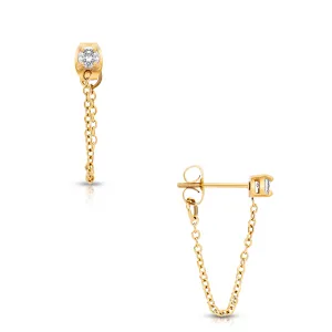 Ellie Vail - Sloane Chain Stud Earring