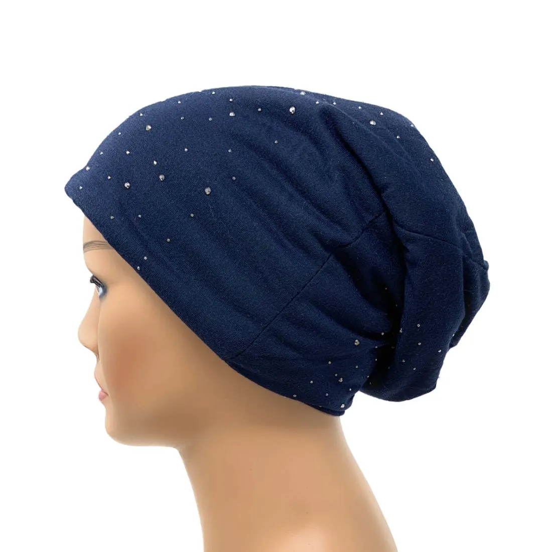 Empire Cove Stud Beanie with Fleece Winter Warm Womens Hats