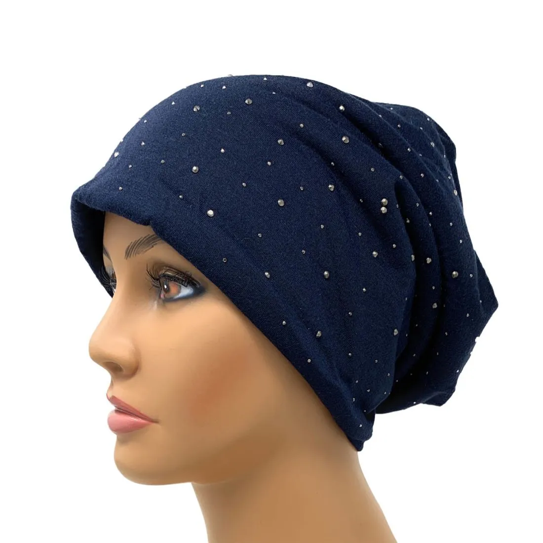 Empire Cove Stud Beanie with Fleece Winter Warm Womens Hats