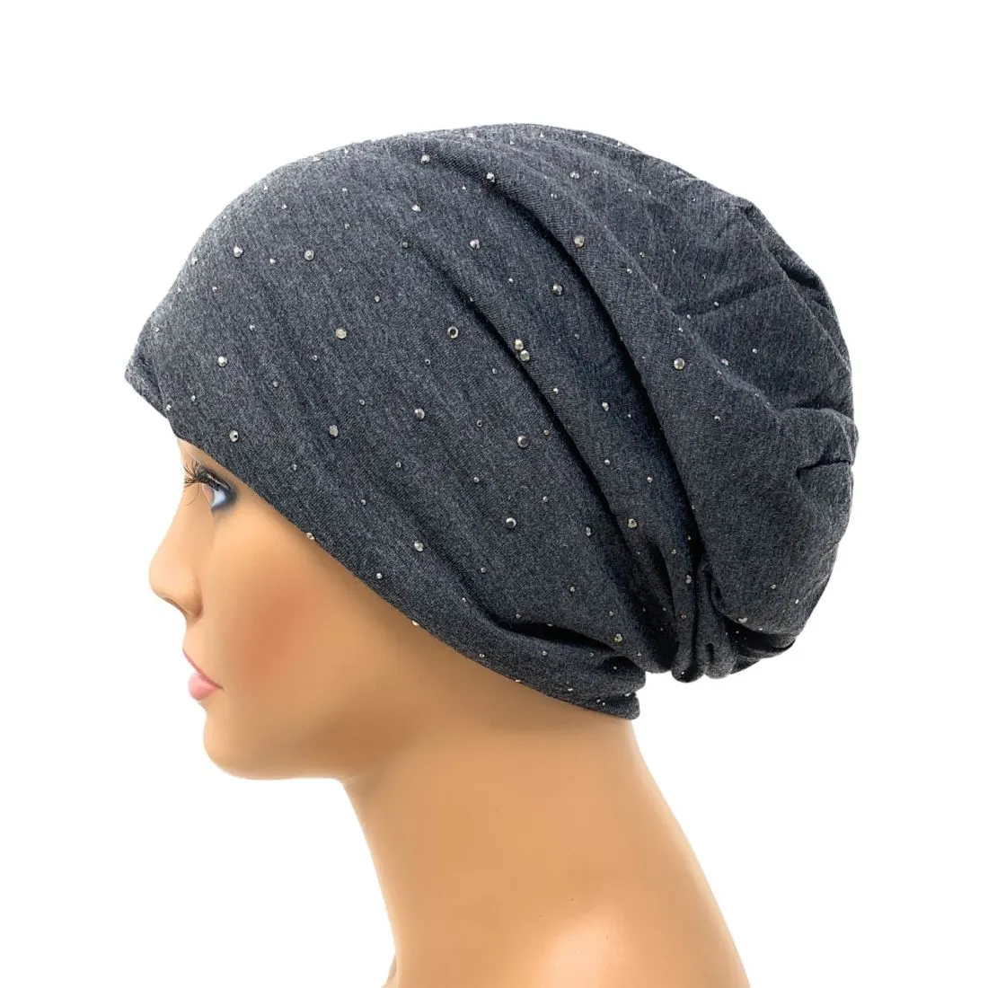 Empire Cove Stud Beanie with Fleece Winter Warm Womens Hats