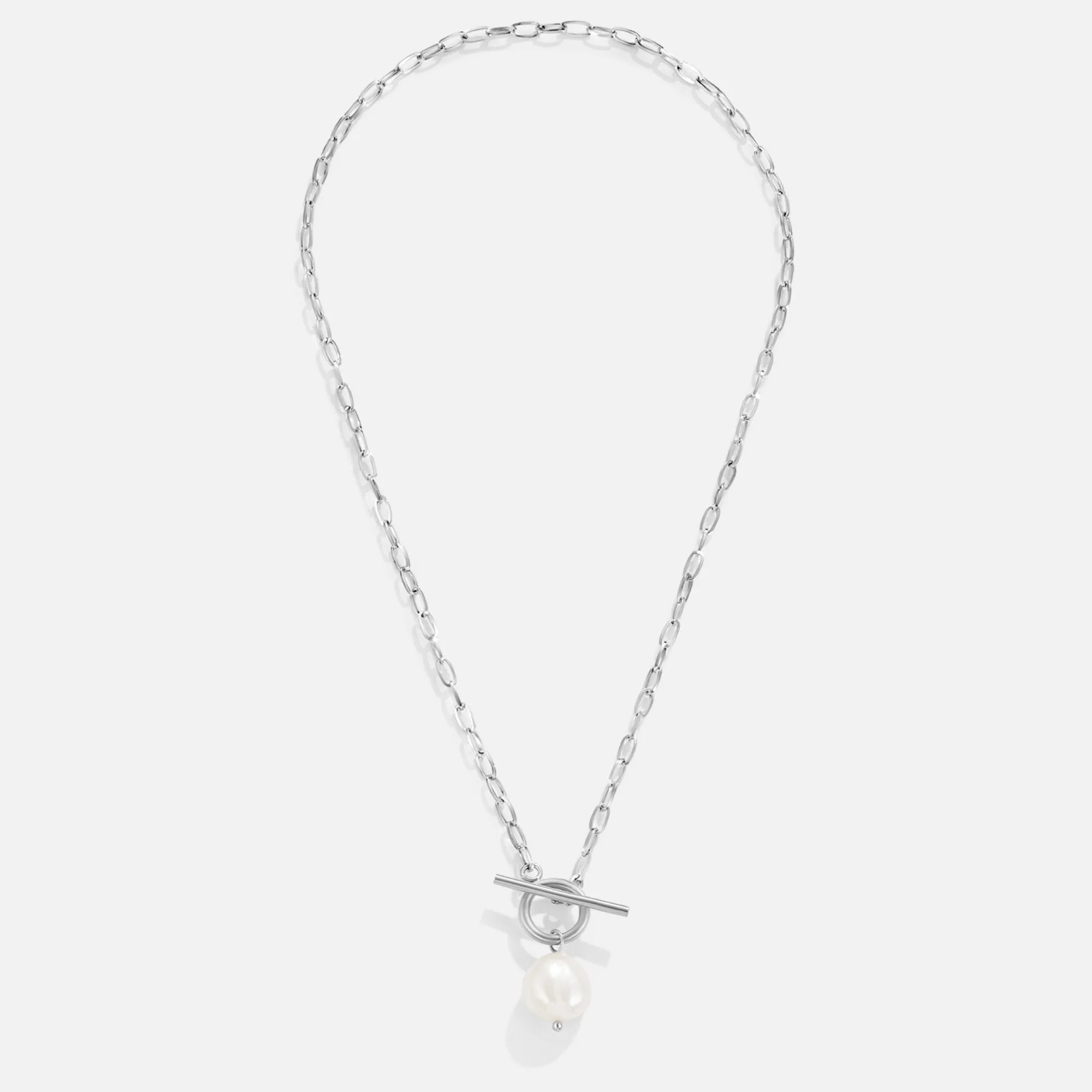 Eva Freshwater Pearl Silver Necklace