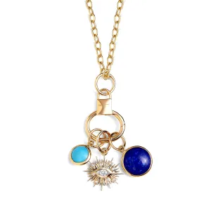 Evil Eye Chakra Charm Necklace