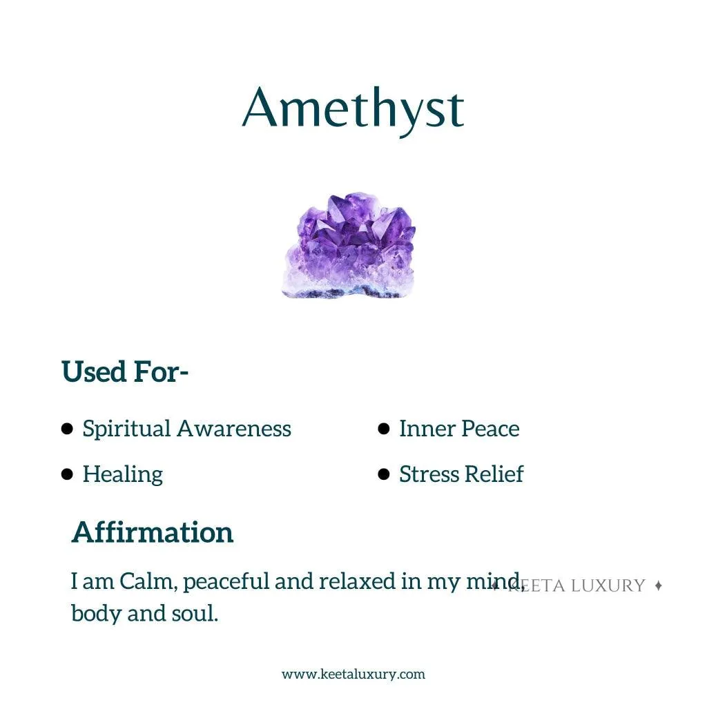 Flower Child - Amethyst Stud