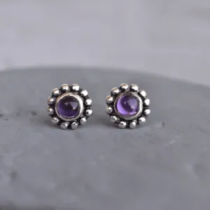 Flower Child - Amethyst Stud