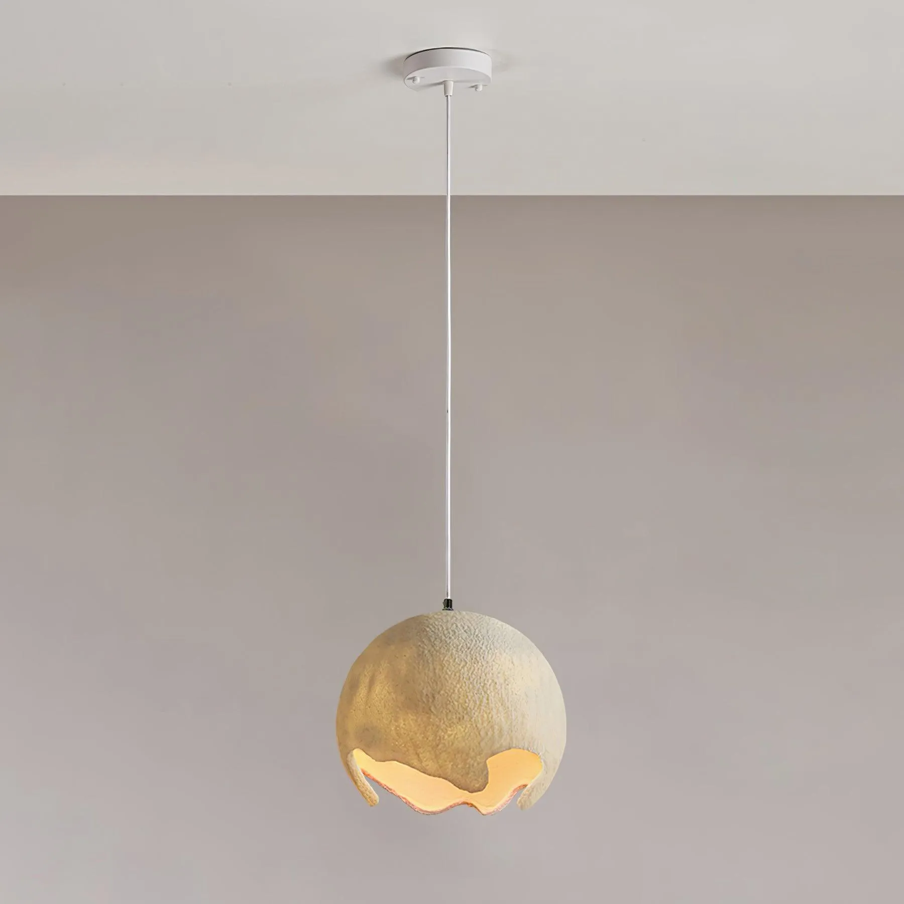 Geometric Resin Pendant Light