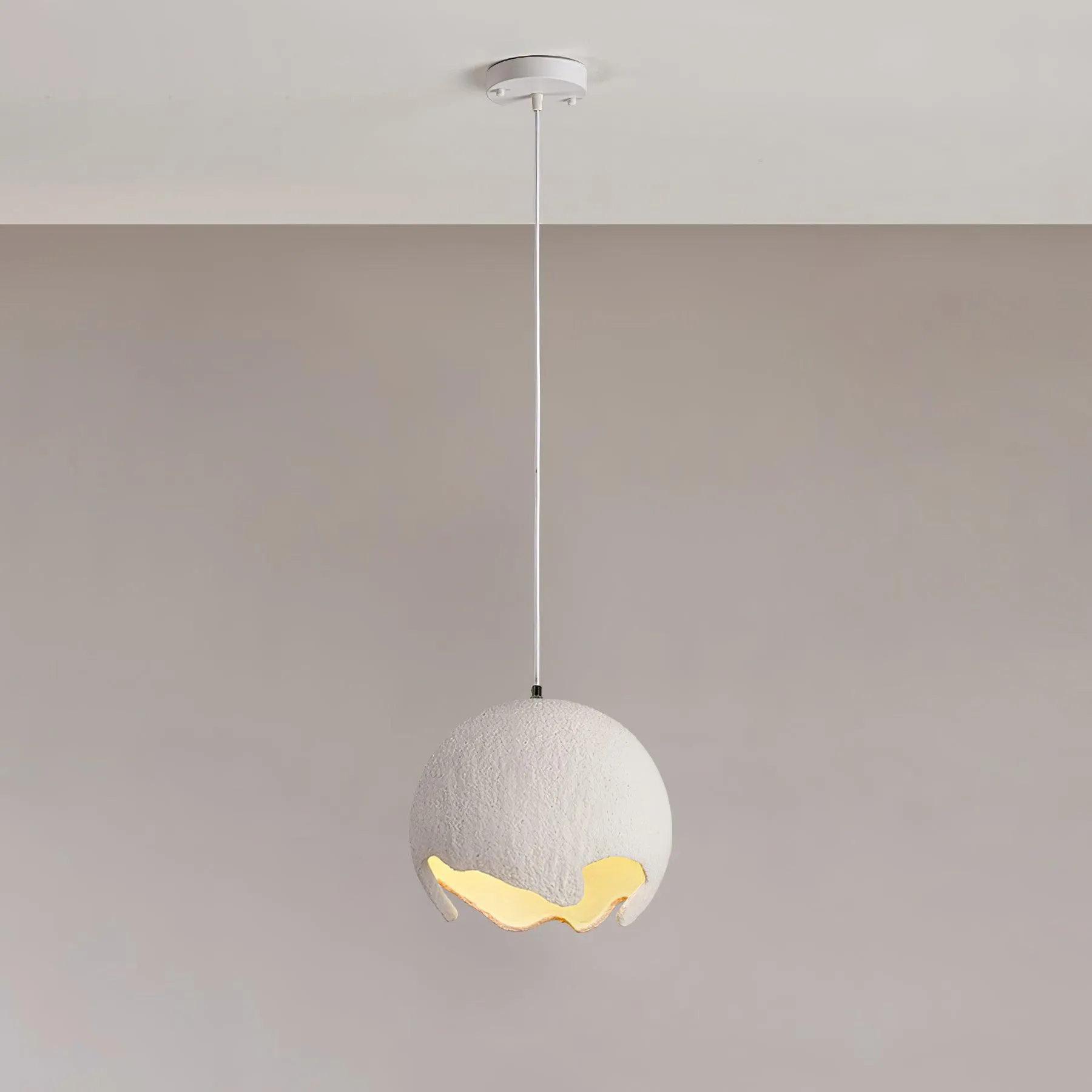 Geometric Resin Pendant Light