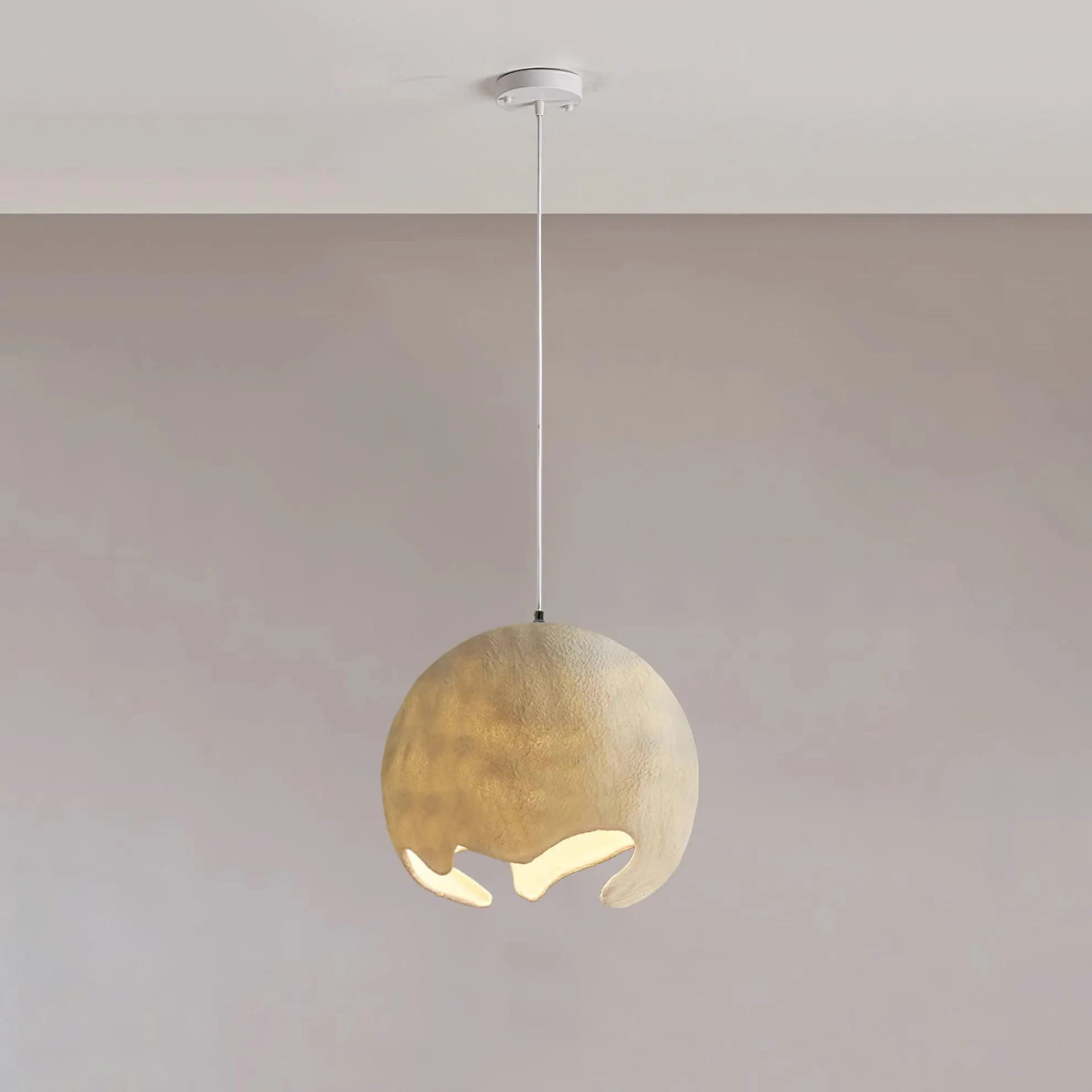 Geometric Resin Pendant Light