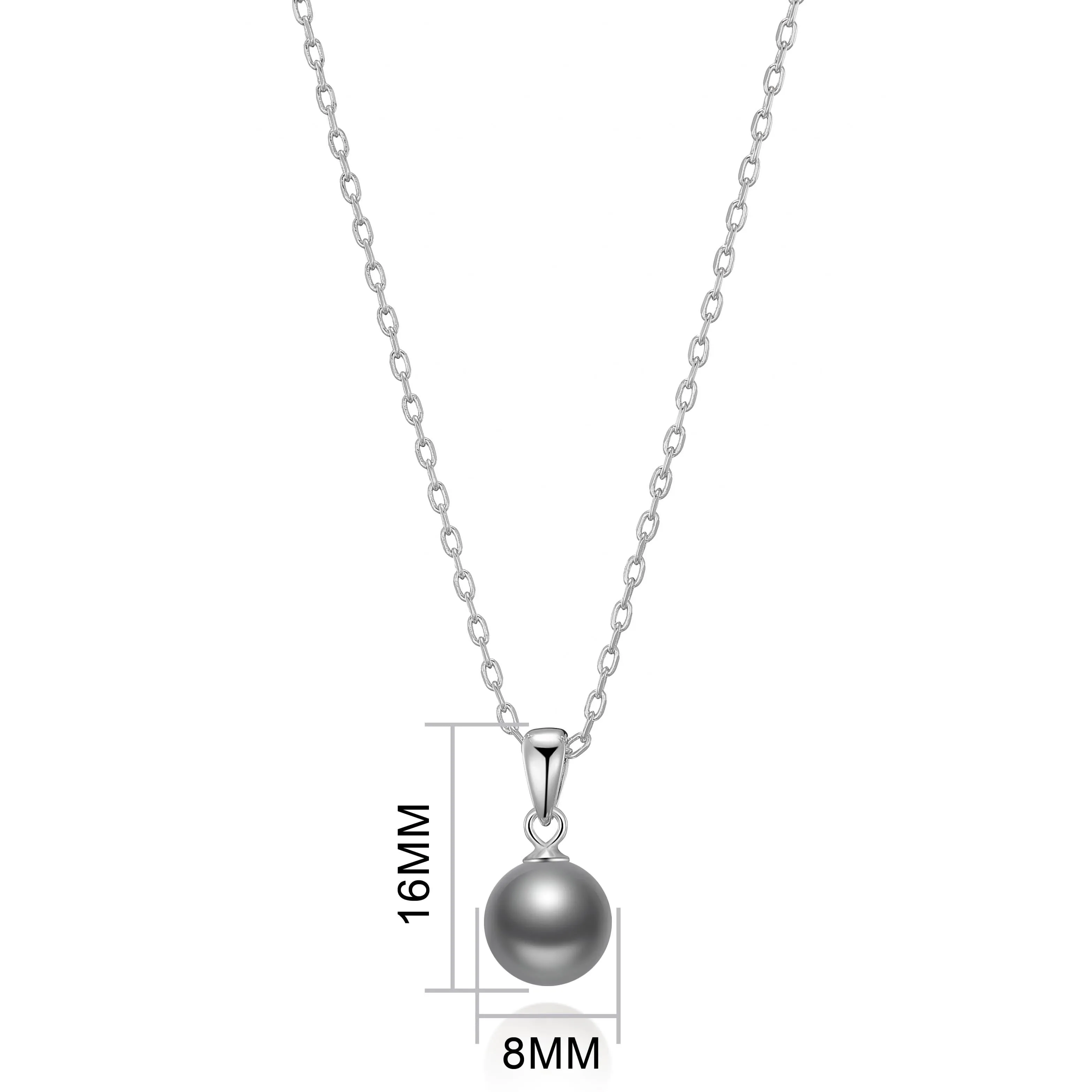 Grey Shell Pearl Necklace