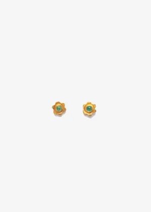 Jaipur Studs #11 - 22Kt Emerald