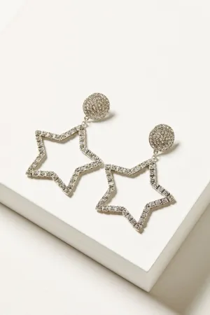 Jeanette Star Rhinestone Earrings