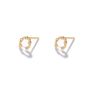 Jeweled Horseshoe Earrings