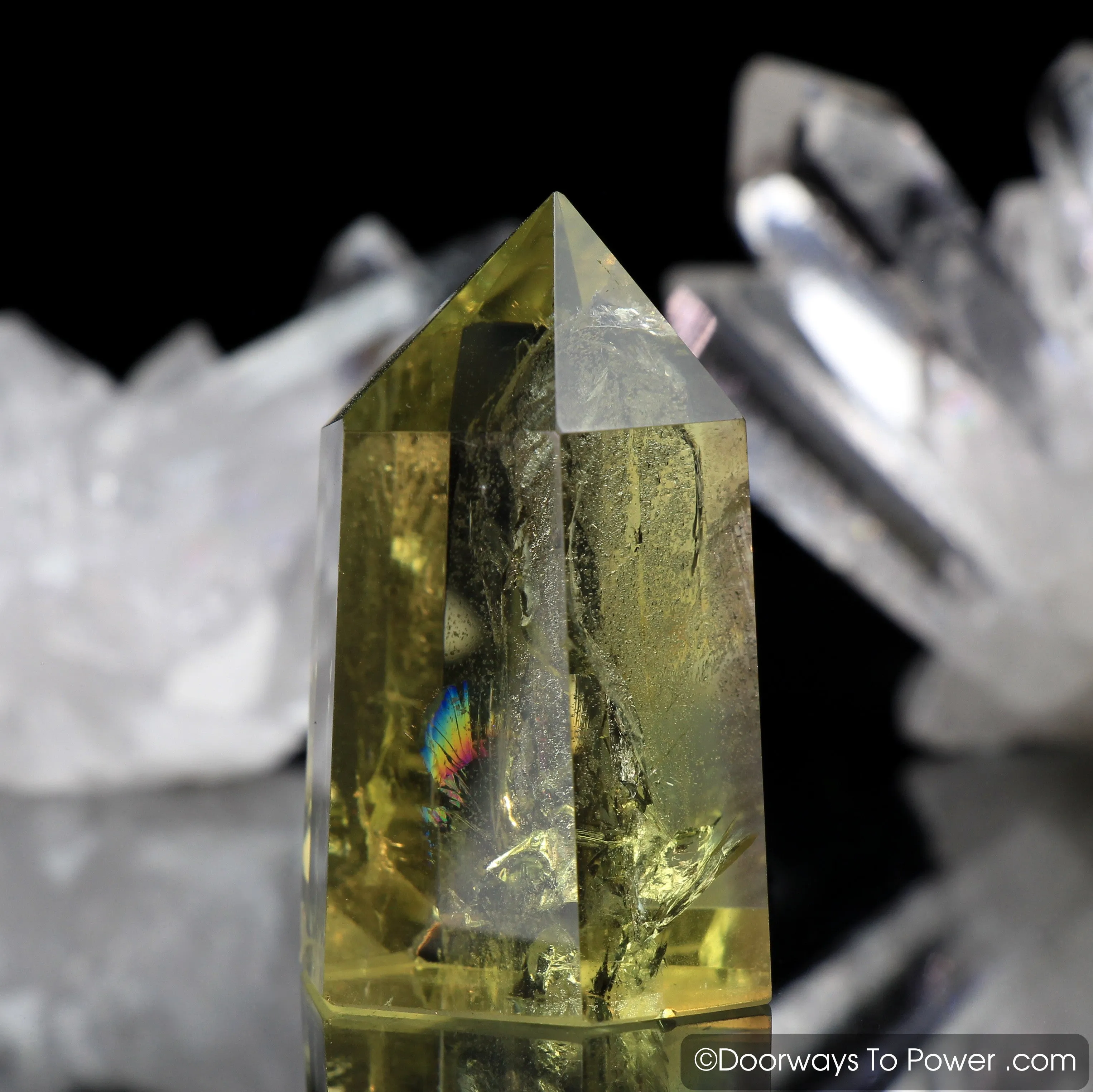 John of God Crystal Citrine Casa Generator Crystal 'Abundance'