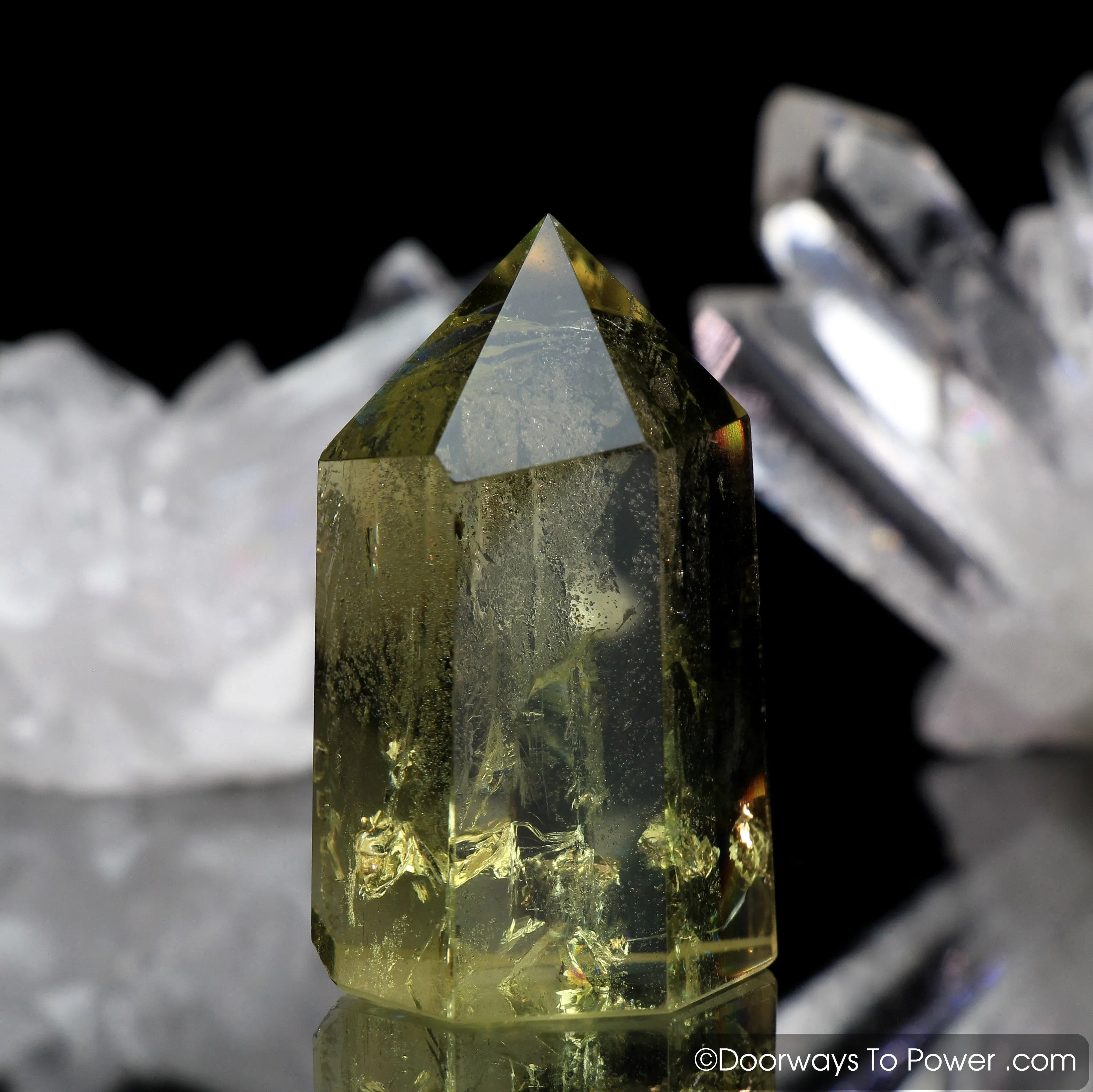 John of God Crystal Citrine Casa Generator Crystal 'Abundance'