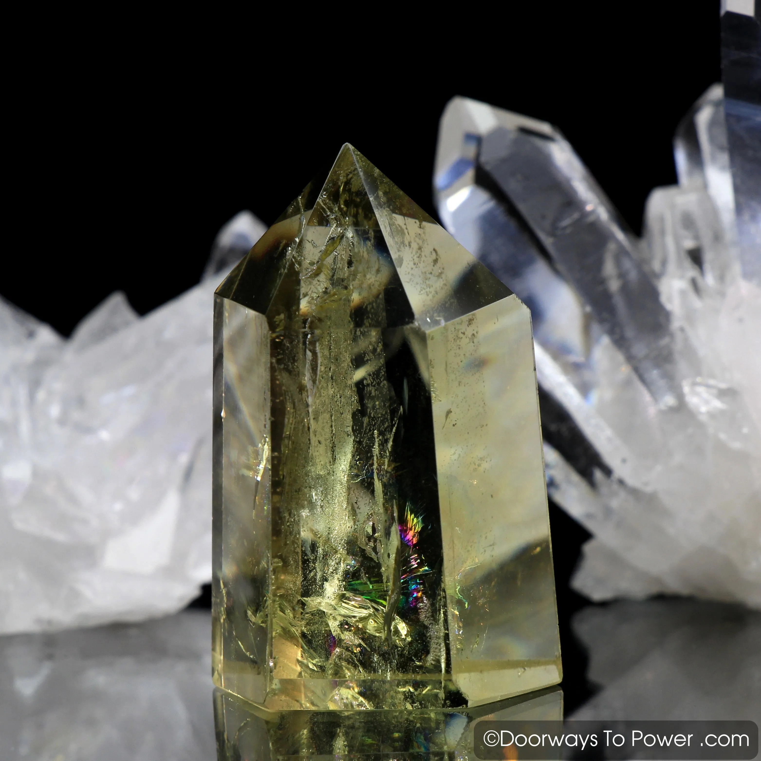 John of God Crystal Citrine Casa Generator Crystal 'Abundance'