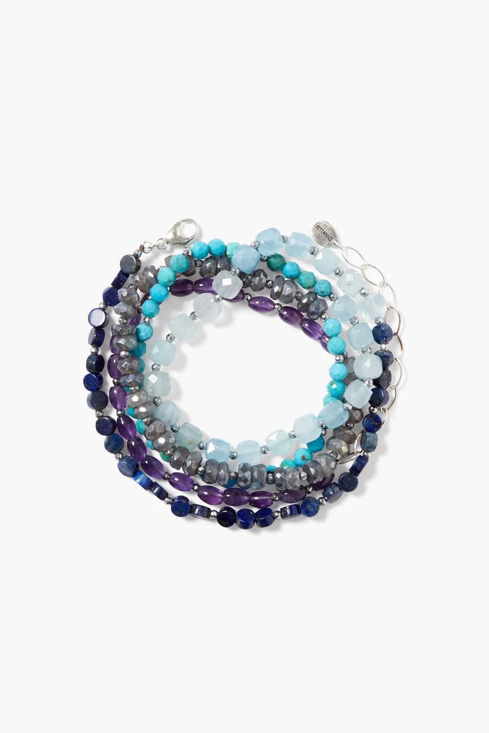 Keyes Naked Wrap Bracelet Purple Mix