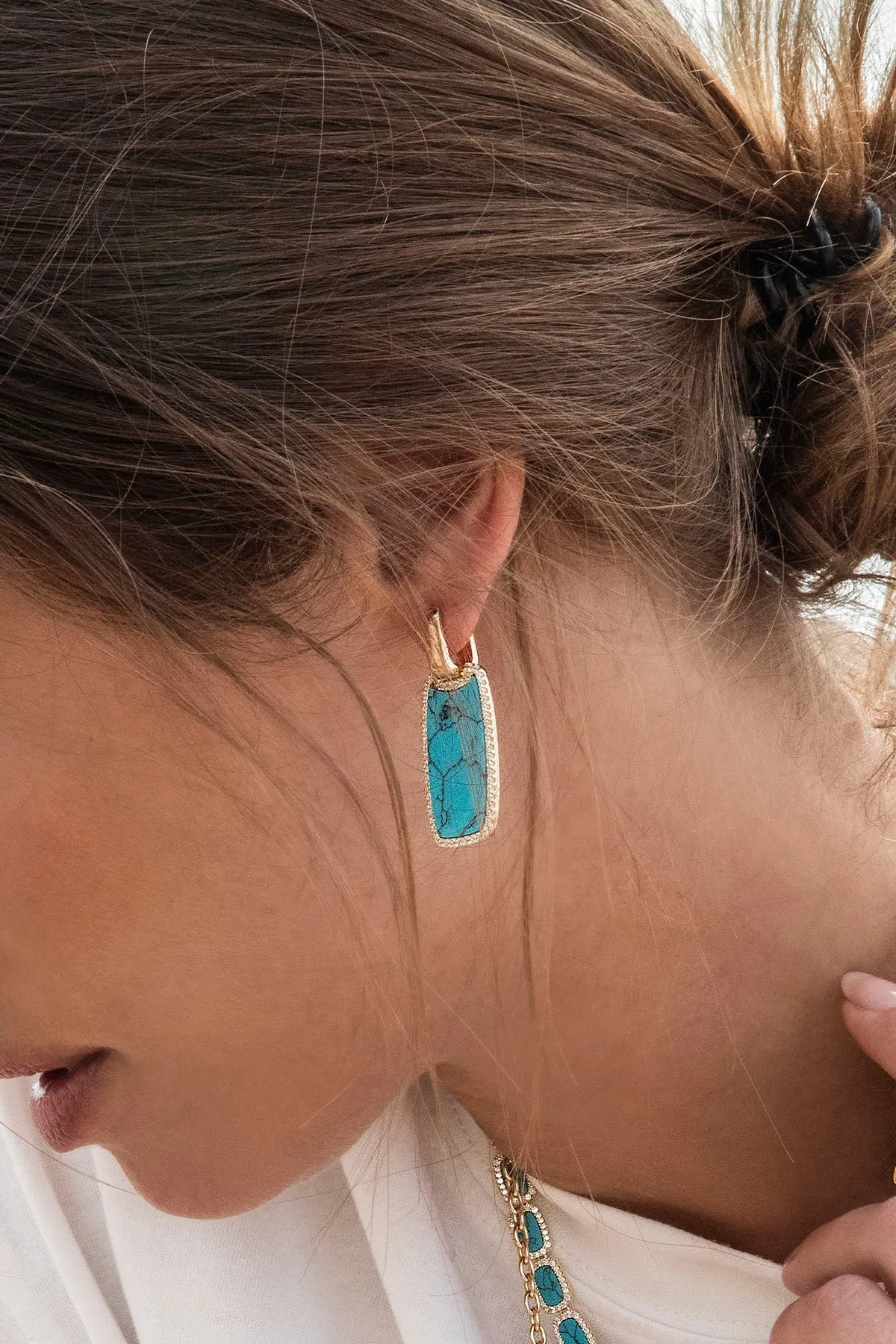 Lagoon Medal Earrings