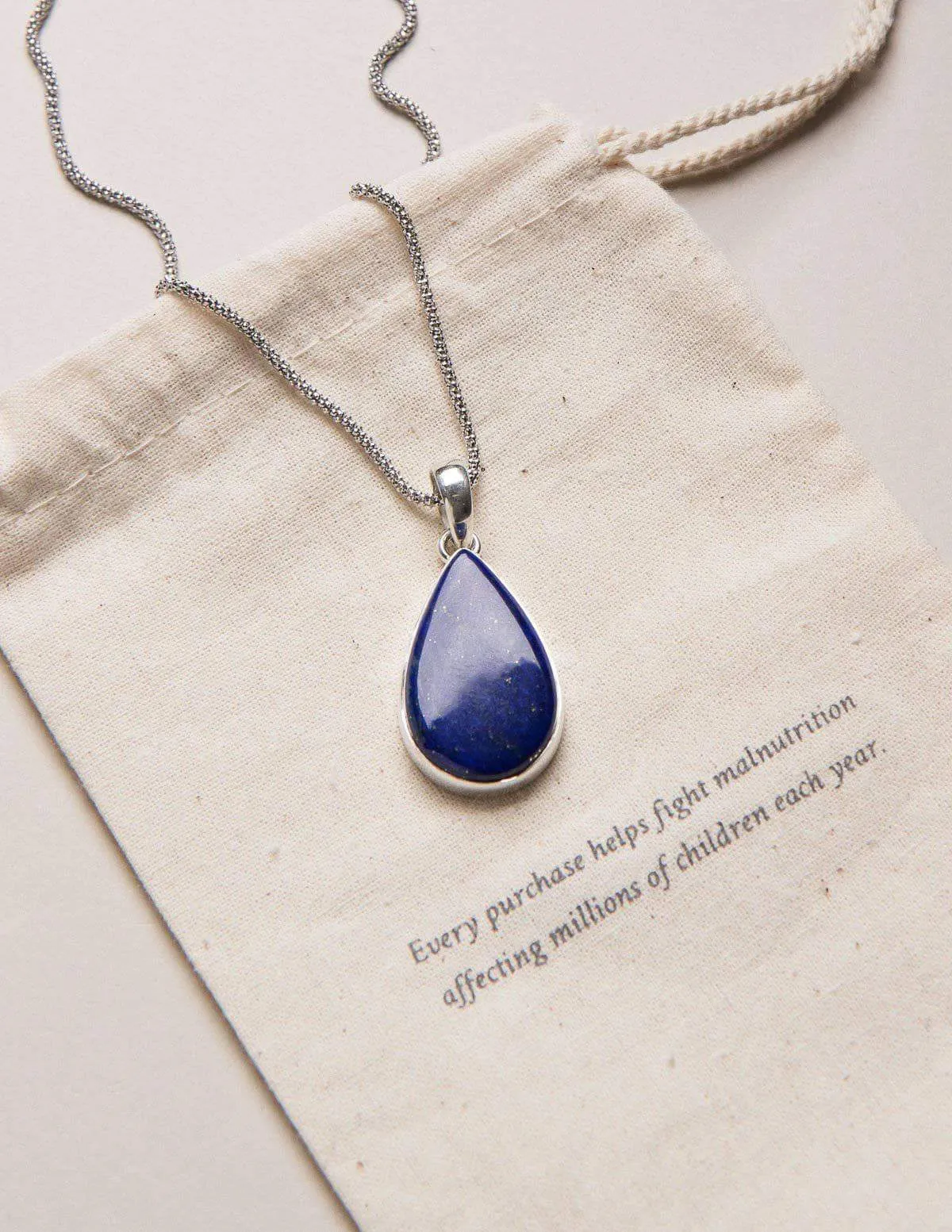 Lapis Pendant Necklace