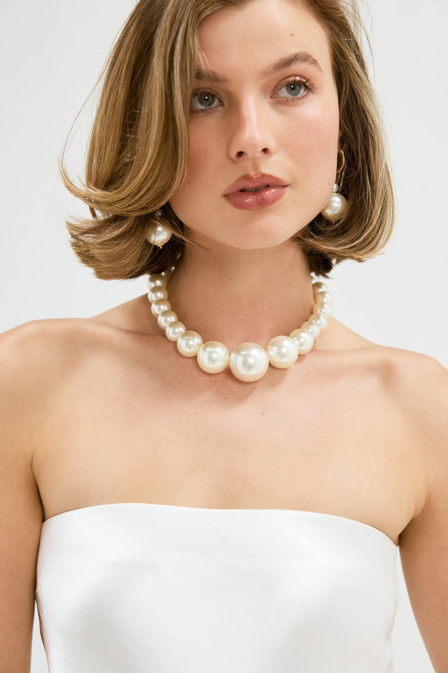 Madeline Necklace - Pearl